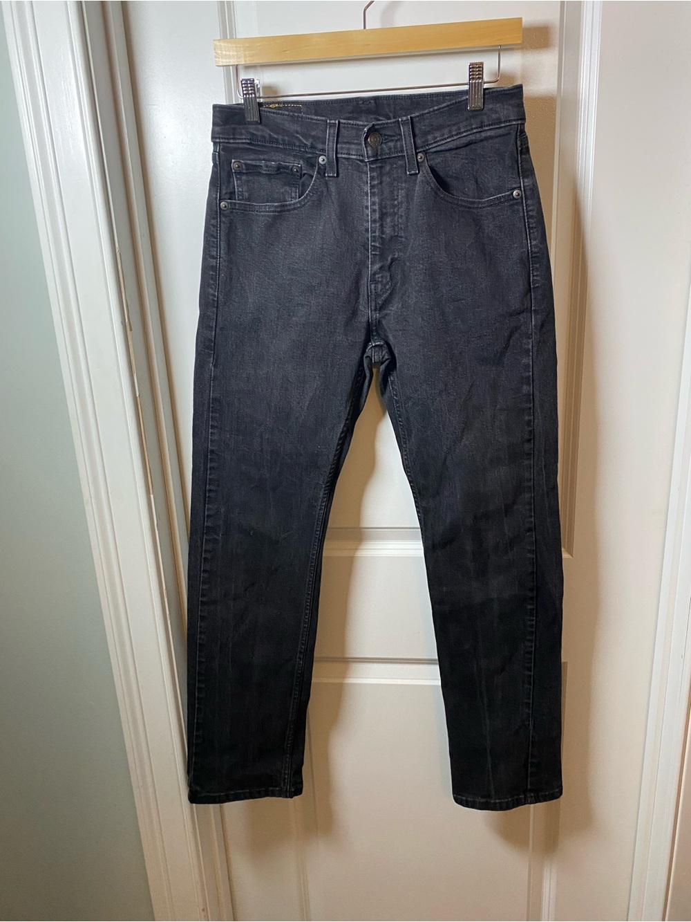Levi's Black Slim Straight Jeans